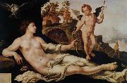 Venus and Cupid, Maarten van Heemskerck